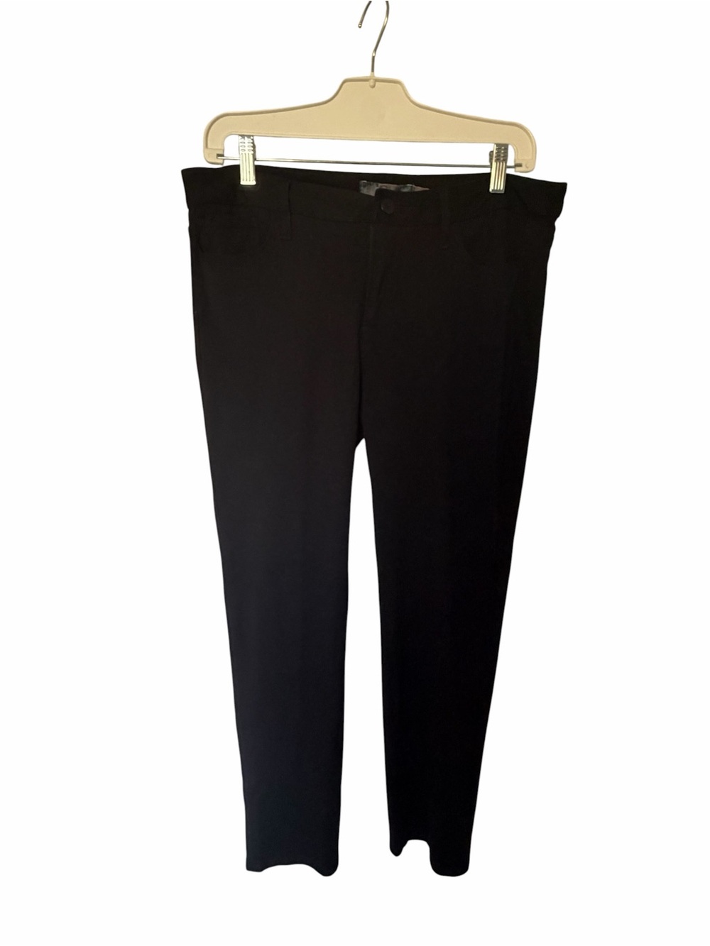 Paige Peggy Sue Black Stretch Straight Leg Career Pants Women's Size 32